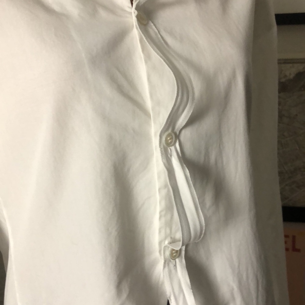 YOHJI YAMAMOTO, Classic White Button-Down Shirt Size S - Picture 6 of 15